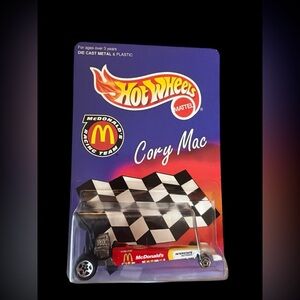 Mattel Hot Wheels Cory Mac Die-Cast Car - Red and Black